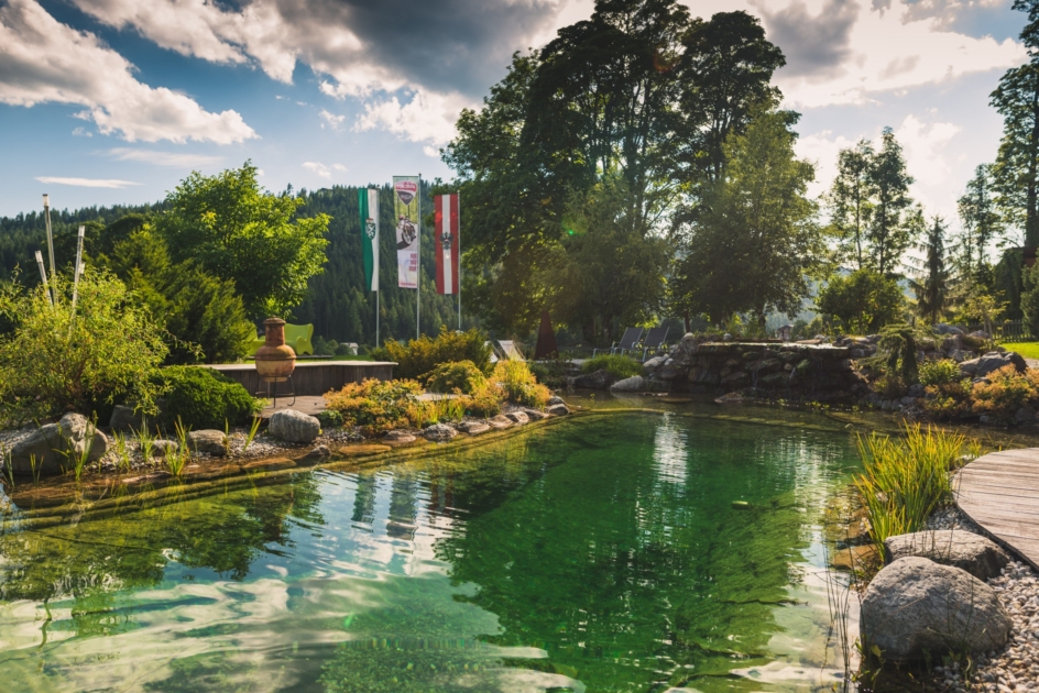 Gartenanlage Hotel Berghof Ramsau am Dachstein
